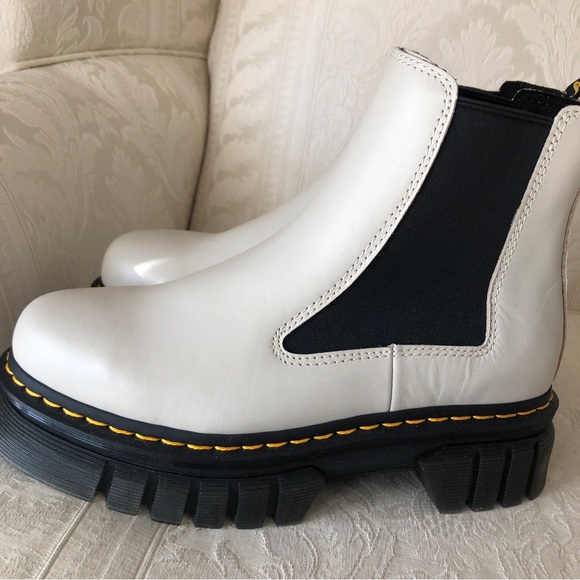 Dr martens audrick platform Chelsea boots white - Picture 7 of 10